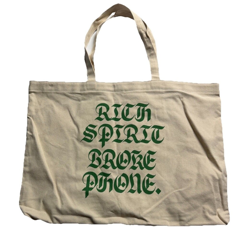 Kendrick Lamar The Big Stepper Tour 2022 Tote Bag Rich Spirit  Broke Phone Rap